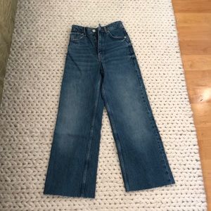 Zara wide leg jean
